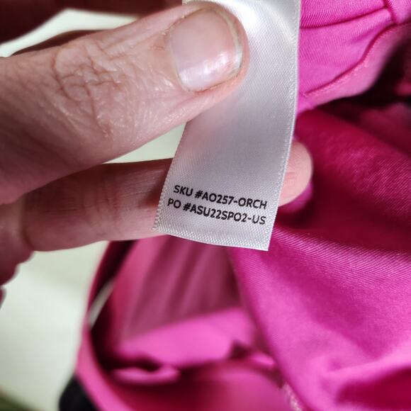 Andie The Capri One Piece Swimsuit Orchid Pink XL V Neck Wrap Slimming Modest - Picture 11 of 14